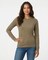 BELLA + CANVA Heather CVC Long Sleeve Crewneck T-Shirt for Layering Style & Custom Print Essential Tee